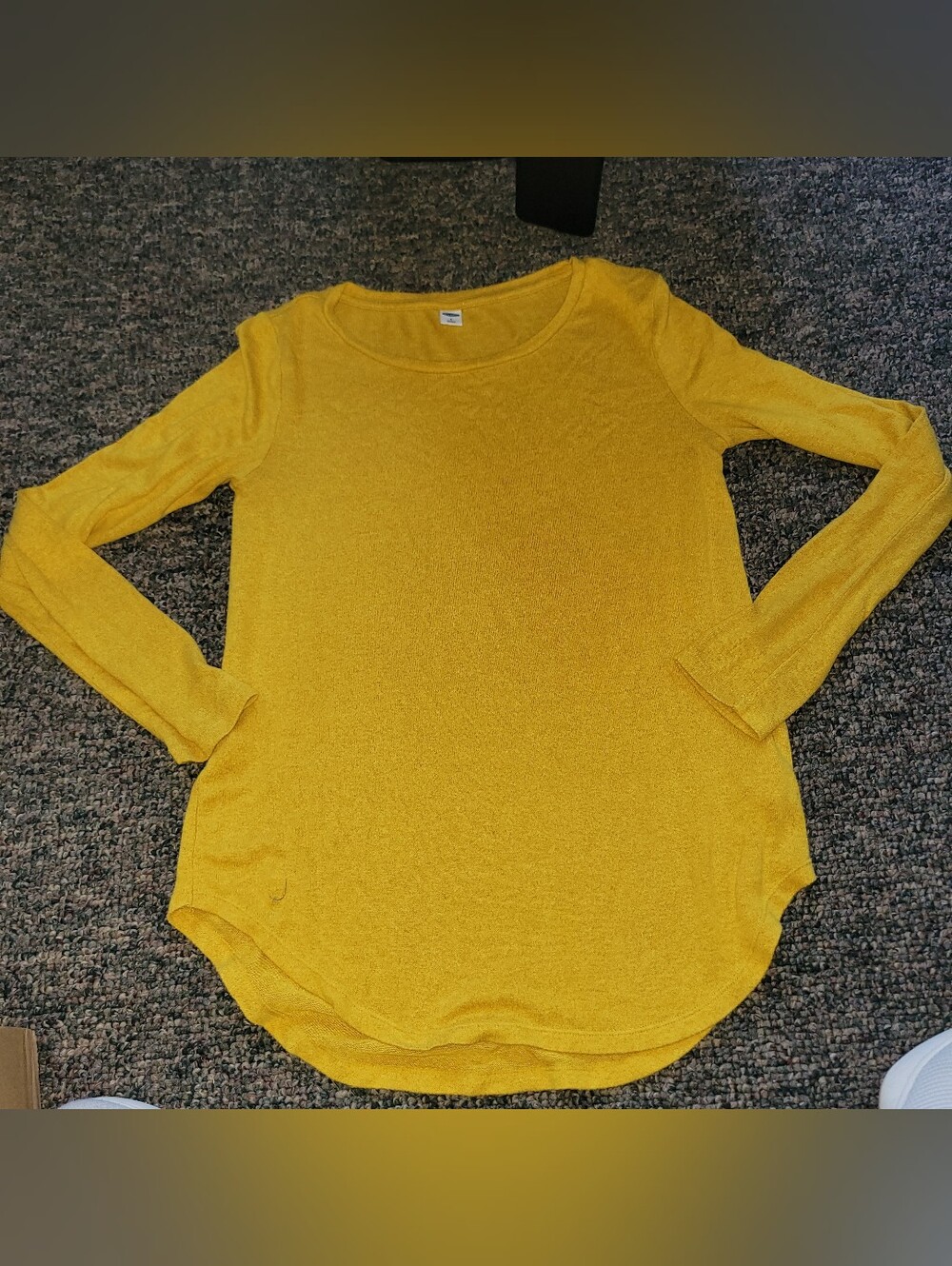 🔥🛑5/$20 Old Navy Long Sleeve Crewneck Top - Mustard Yellow